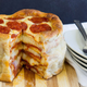 Illustration for article titled USA, USA: This Pizza Cake Will Give You a Heart Attack and Diabetes